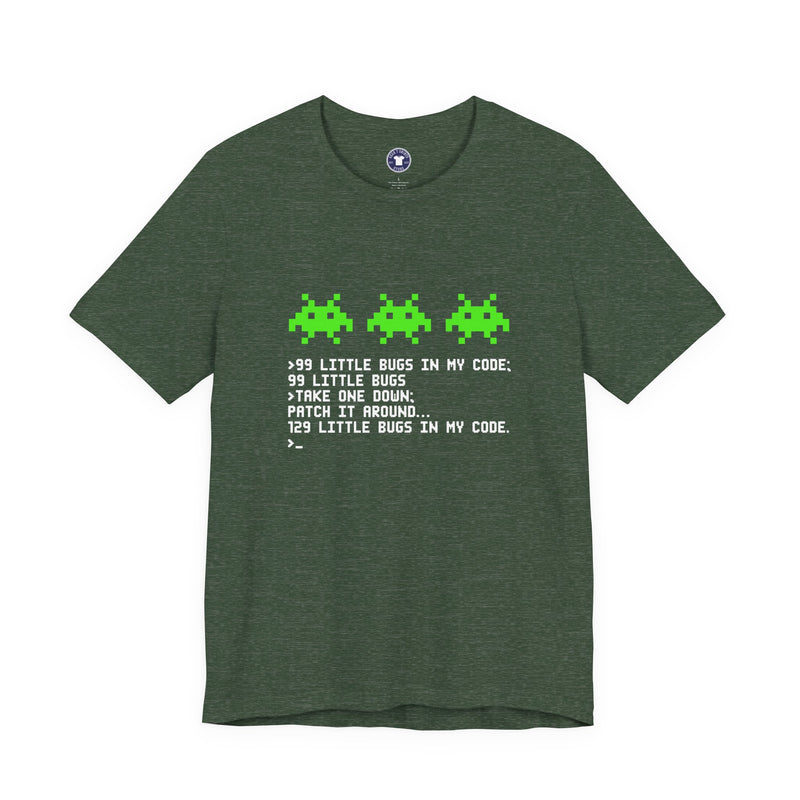 99 Little Bugs In My Code - Nerd Shirt - IT Shirt - Premium Unisex Crewneck T-Shirt