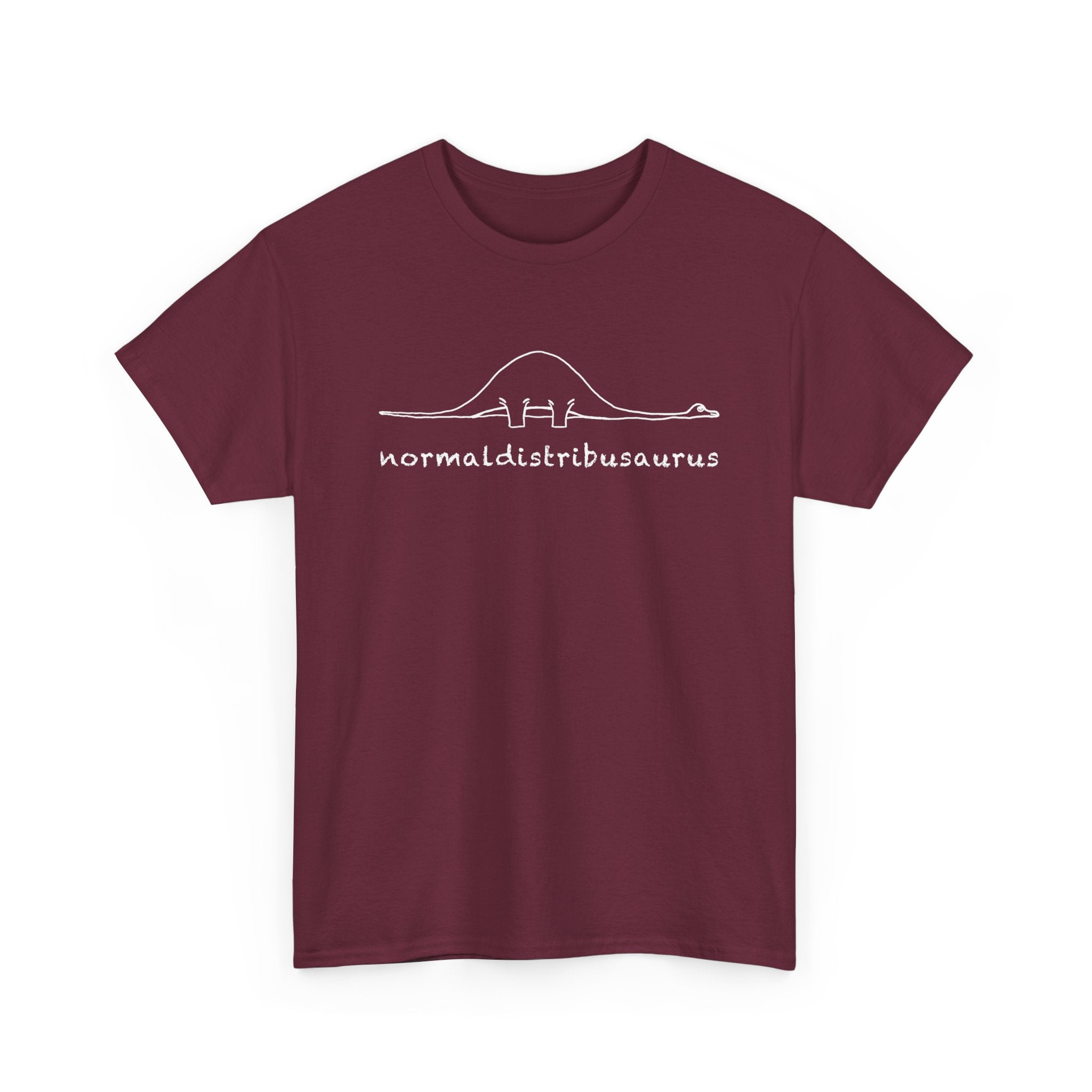 Math Statistics - Normaldistribusaurus -  Unisex Crewneck T-Shirt