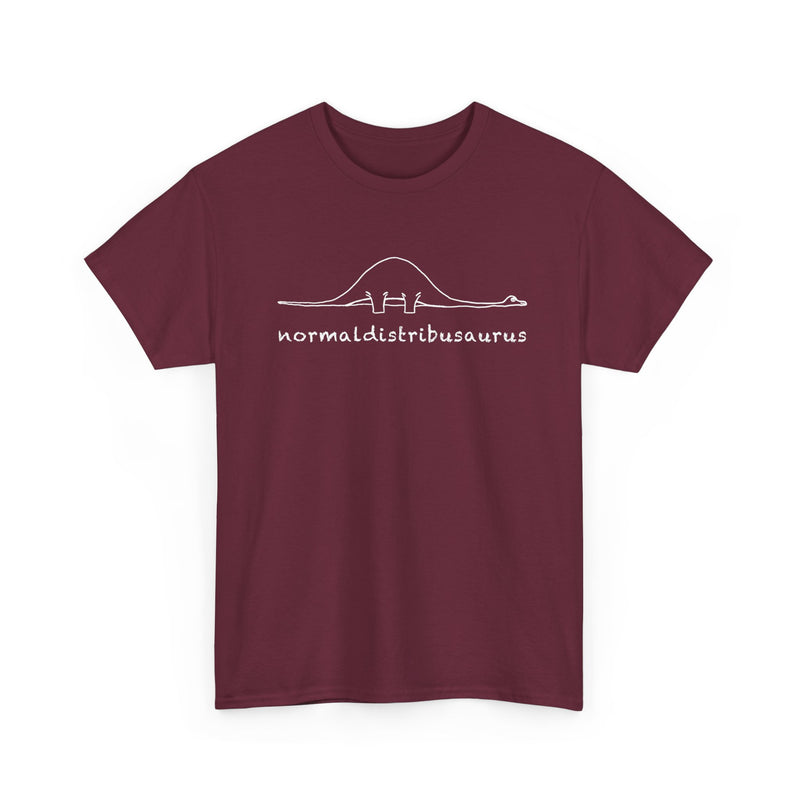 Math Statistics - Normaldistribusaurus - Regular Unisex Crewneck T-Shirt