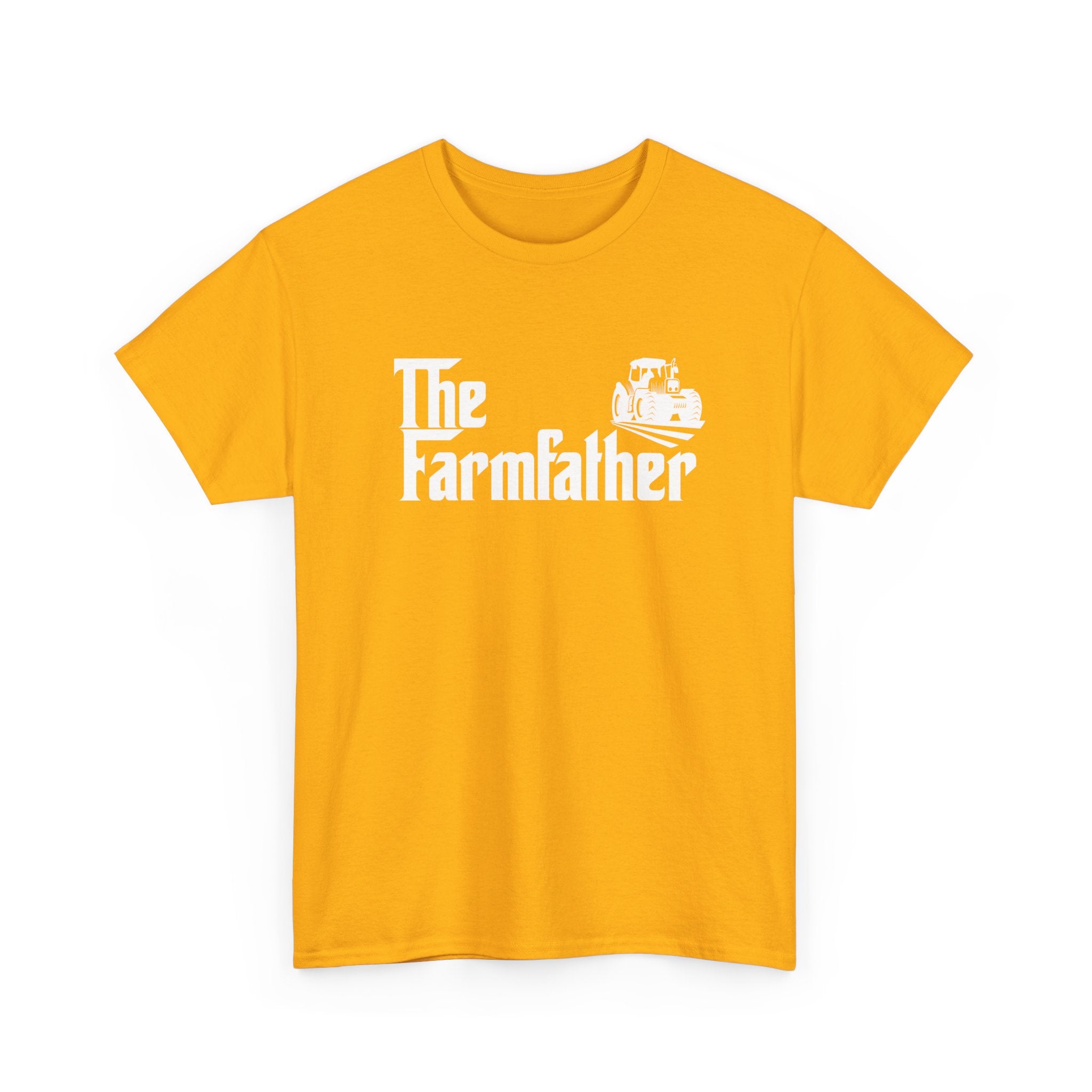 Funny Farmer Shirt The Farmfather Tractor Dad Gift - Unisex Regular Crewneck T-Shirt