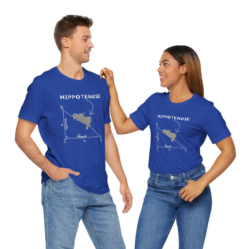 Geometry Hippotenuse Hypotenuse - Premium Unisex Crewneck T-Shirt
