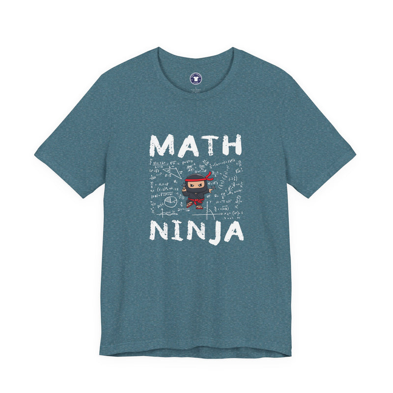 Math Ninja - Math Teacher - Premium Unisex Crewneck T-Shirt