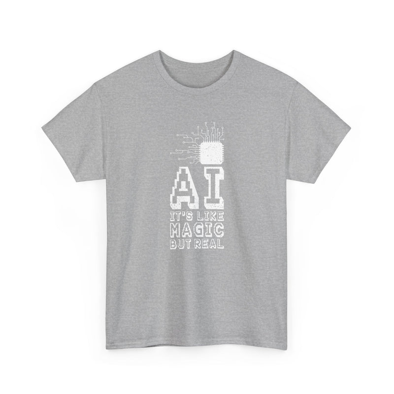 AI Like Magic But Real - Regular Unisex Crewneck T-Shirt