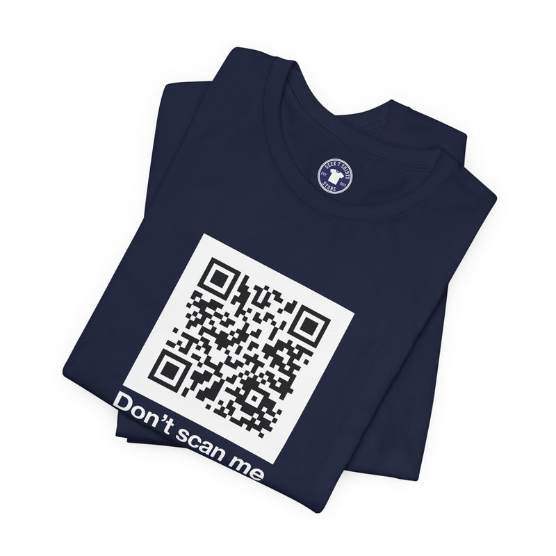 Qr Code Prank - Rick Astley - Dont Scan Me - Premium Unisex Crewneck T-Shirt