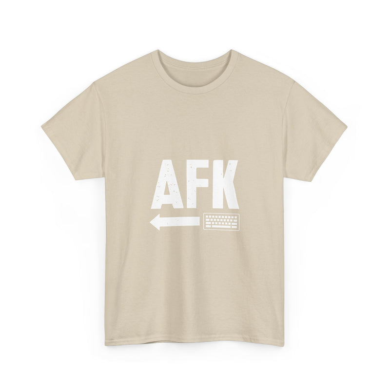 AFK Keyboard T-Shirt, Gamer Tee, Keyboard Lover Gift, Geek T-Shirt, Nerd Shirt, Video Game Apparel, Computer Humor Top, Casual Wear