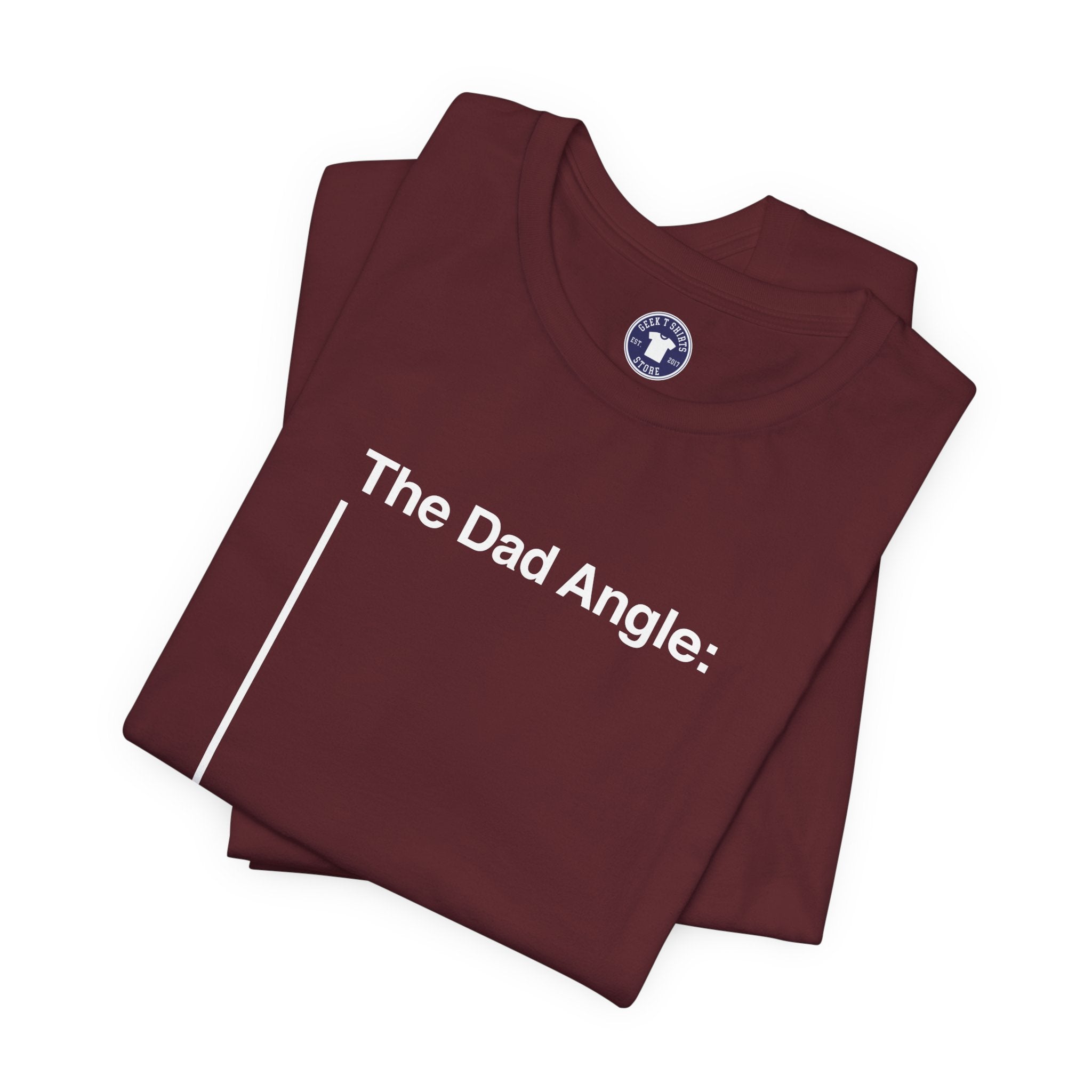 The Dad Angle Math Shirt - Geeky Father's Day Shirt - Premium Unisex Crewneck T-Shirt