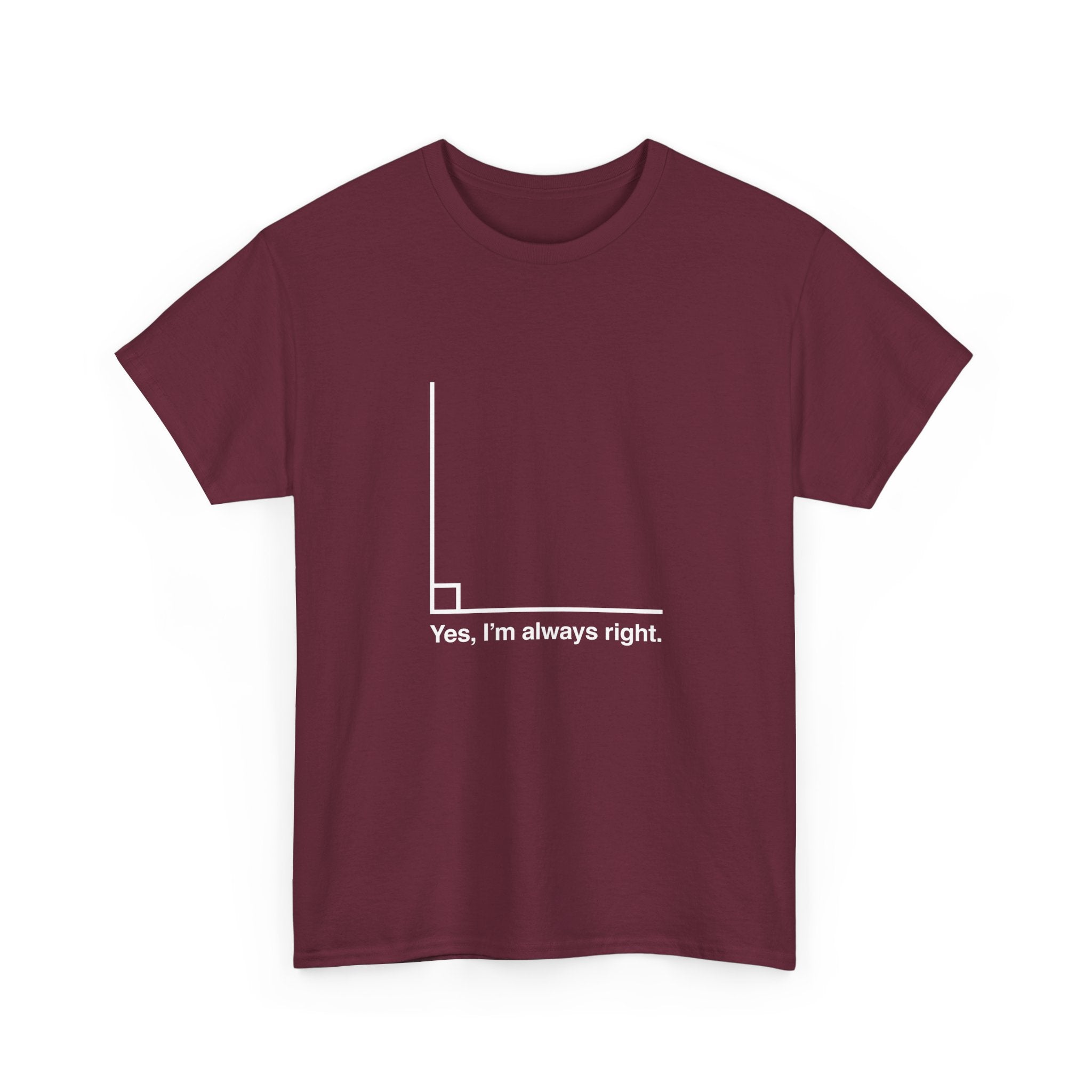 Yes I’m Always Right -  Unisex Crewneck T-Shirt