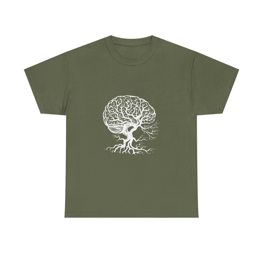 Brain Tree T-Shirt, Mind Tree Art Tee, Geek T-Shirt, Nerd Shirt, Science Nature Shirt, Intelligent Tree Design, Unique Tree Gift Tee