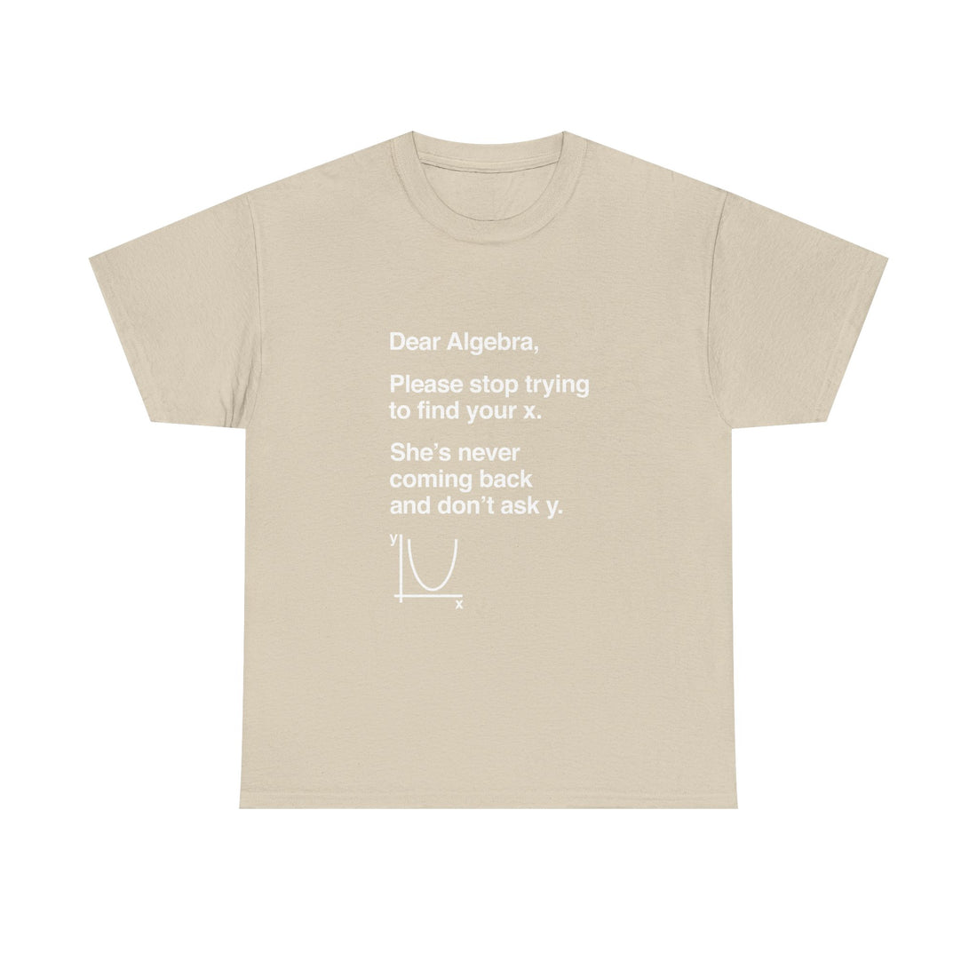 Funny Algebra T-Shirt, Math Humor Tee, Geek T-Shirt, Nerd Shirt, Sarcastic Science Gift, Educational Joke Top, Student Study Shirt