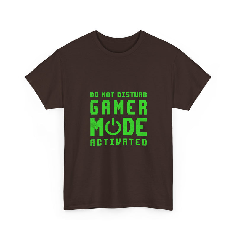 Gamer Mode Activated T-Shirt, Do Not Disturb Tee, Geek T-Shirt, Nerd Shirt, Video Game Lover Gift, Retro Style, Power Symbol Design