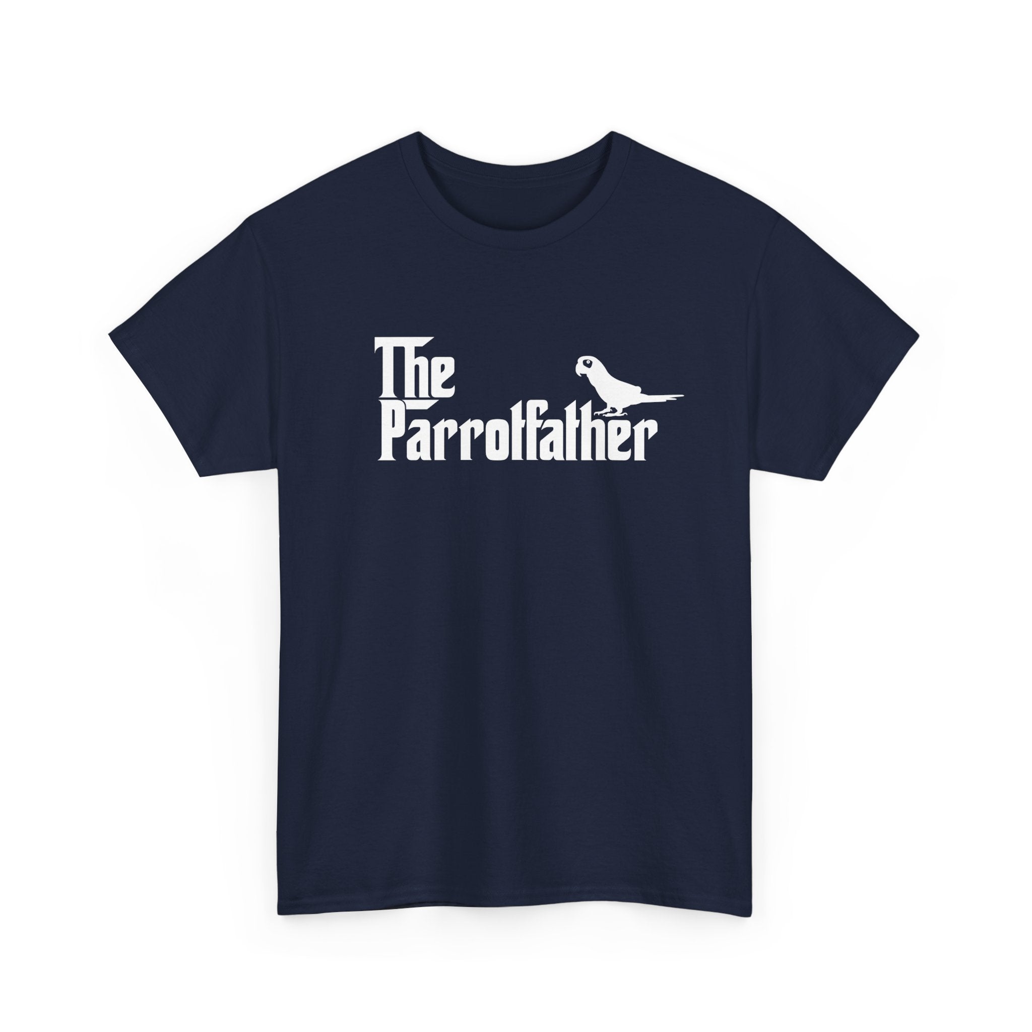Funny Parrot Shirt The Parrotfather Parrot Dad Gift - Unisex Regular Crewneck T-Shirt