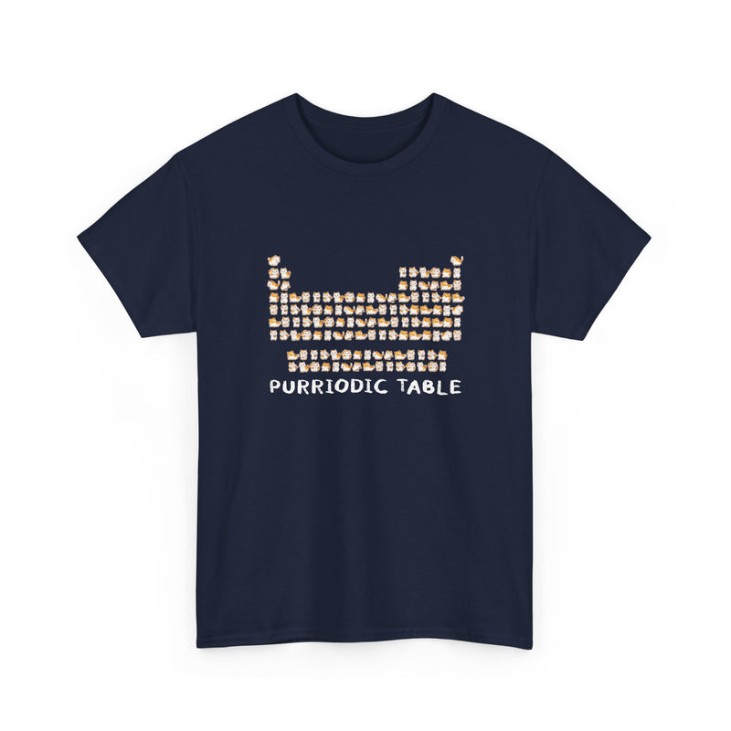 Purriodic Table - Regular Unisex Crewneck T-Shirt