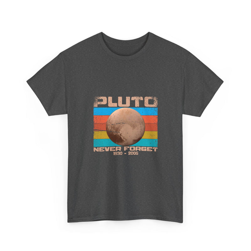 Pluto Never Forget T-Shirt, Retro Vintage Planet Tee, Space Lover Gift, Geek T-Shirt, Nerd Shirt, Astronomy Art Shirt, Solar System Top