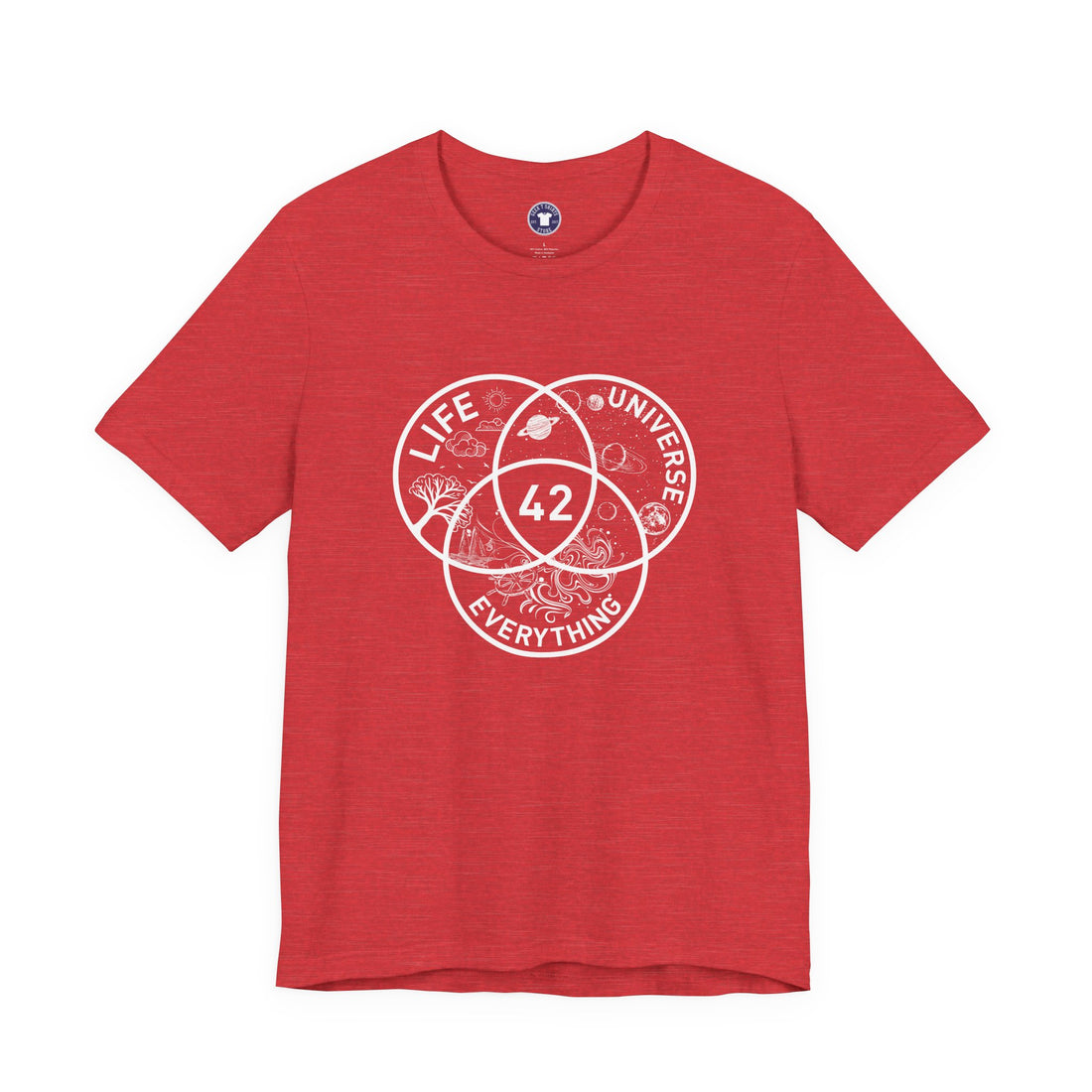 42 Answer To Life The Universe And Everything - White Version - Premium Unisex Crewneck T-Shirt
