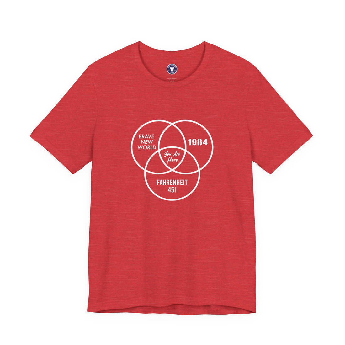 You Are Here - Dystopian Books - Premium Unisex Crewneck T-Shirt