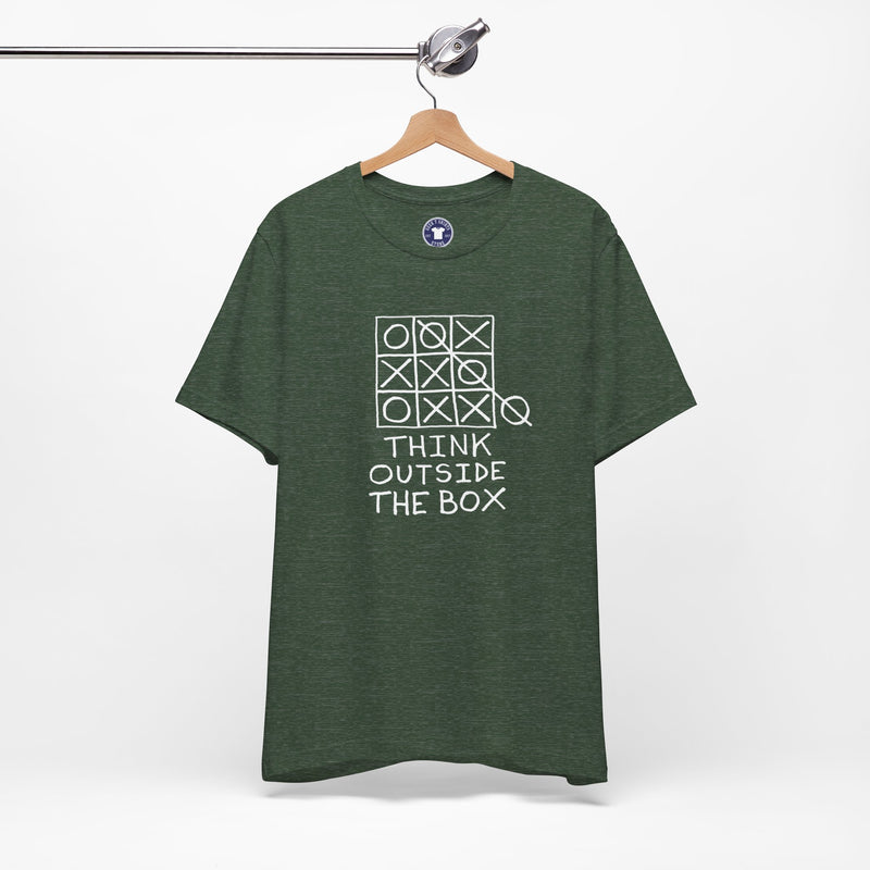 Think Outside The Box - Premium Unisex Crewneck T-Shirt