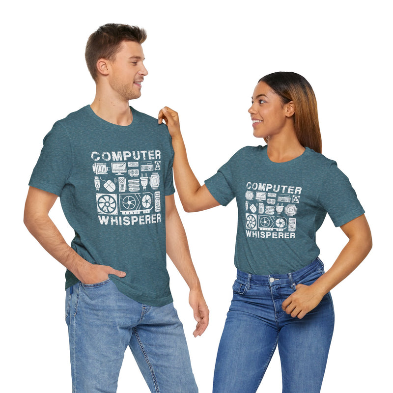 Computer Whisperer - Premium Unisex Crewneck T-Shirt