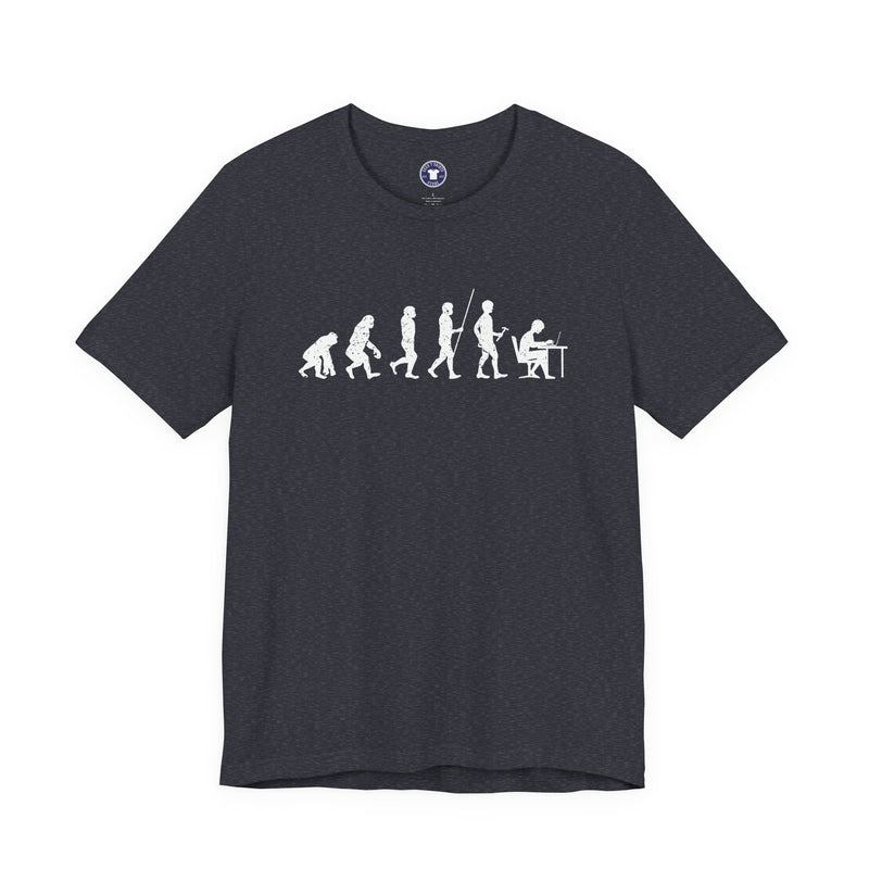 The Evolution To Coders - Premium Unisex Crewneck T-Shirt