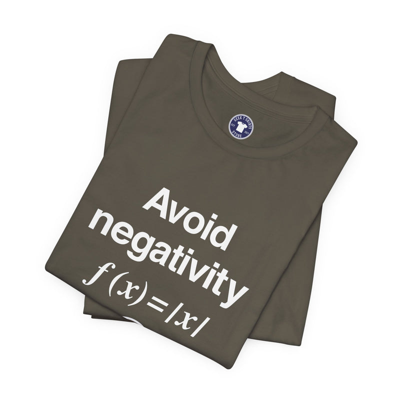 Avoid Negativity - Premium Unisex Crewneck T-Shirt