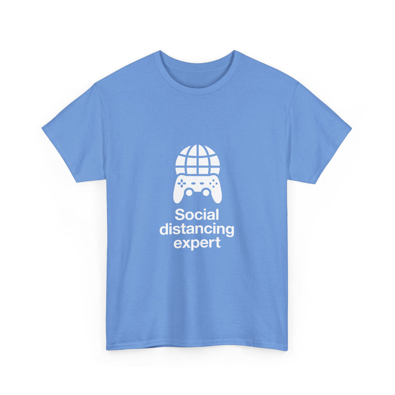 Social Distancing Expert T-Shirt, Gamer Tee, Video Game Controller Shirt, Geek T-Shirt, Nerd Shirt, Social Gamer Gift, Online Gaming Apparel