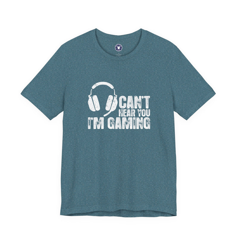Can't Hear You I'm Gaming - Premium Unisex Crewneck T-Shirt