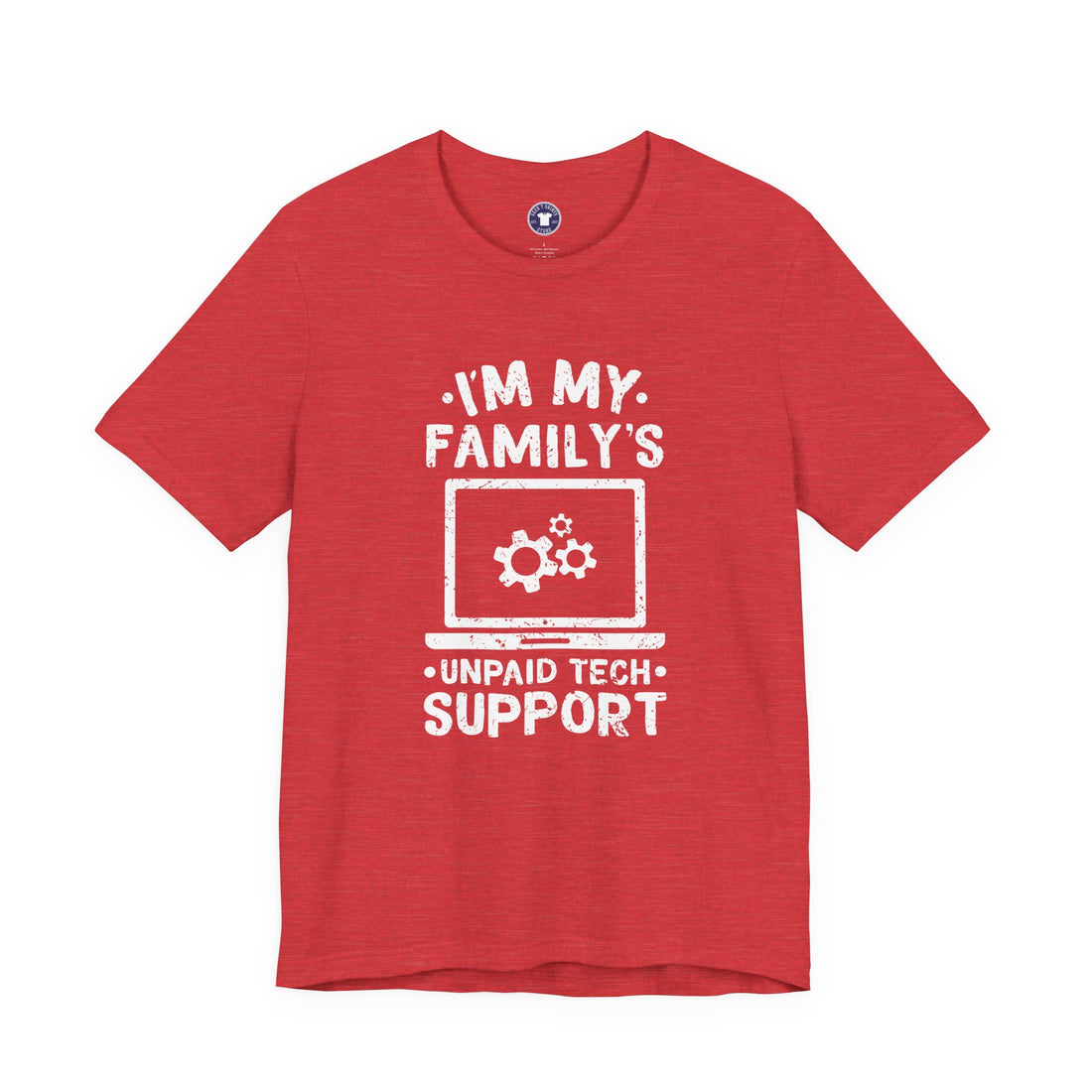 I'm My Family's Unpaid Tech Support - Premium Unisex Crewneck T-Shirt