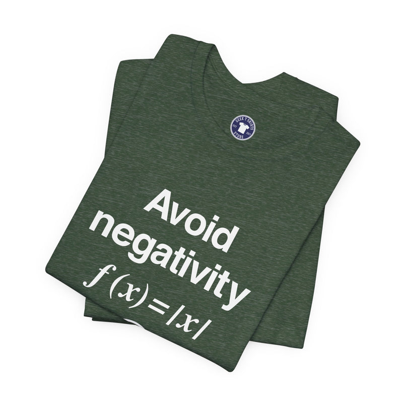 Avoid Negativity - Premium Unisex Crewneck T-Shirt