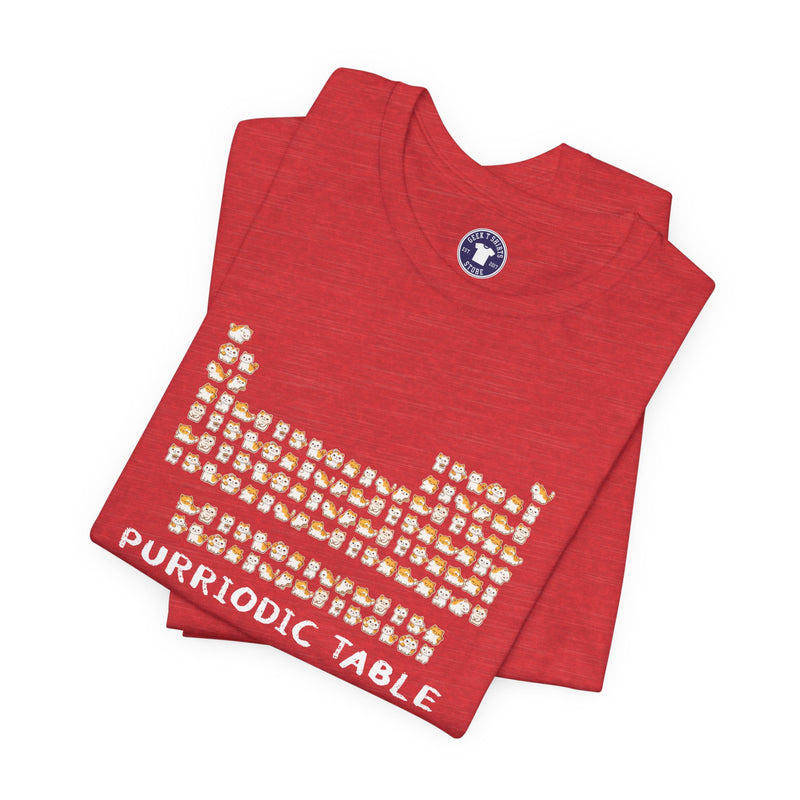 Purriodic Table - Premium Unisex Crewneck T-Shirt