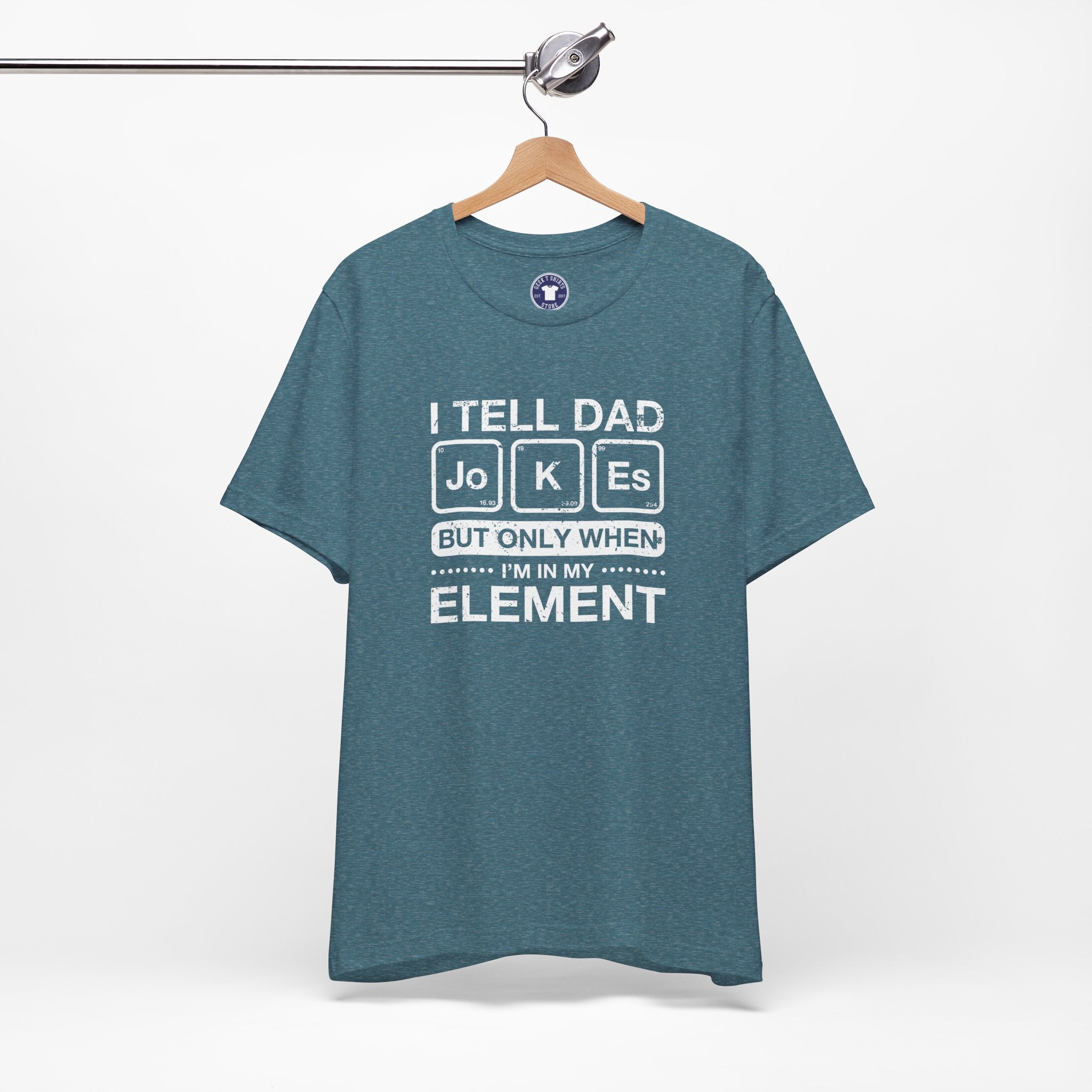 I Tell Dad Jokes - But Only When I'm In My Element - Premium Unisex Crewneck T-Shirt