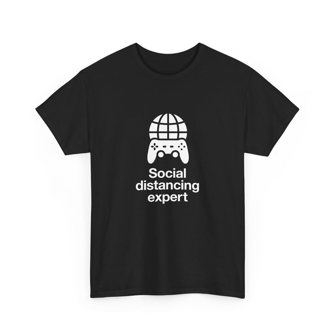Social Distancing Expert T-Shirt, Gamer Tee, Video Game Controller Shirt, Geek T-Shirt, Nerd Shirt, Social Gamer Gift, Online Gaming Apparel