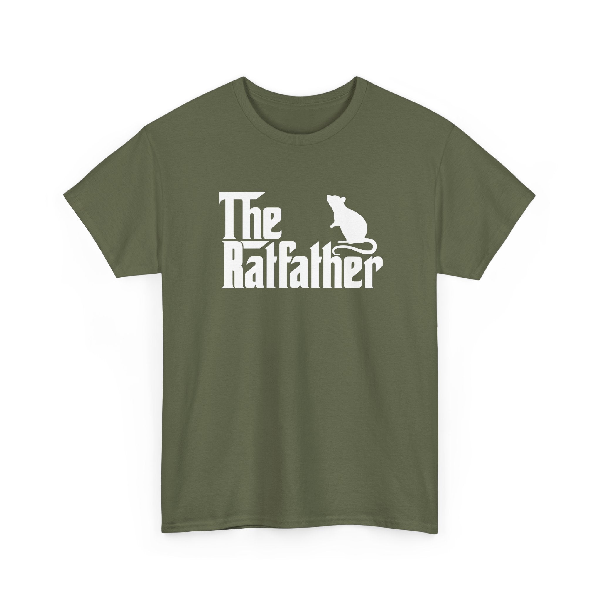 Funny Rat Shirt The Ratfather Rat Dad Gift Pet Rat Lover - Unisex Regular Crewneck T-Shirt