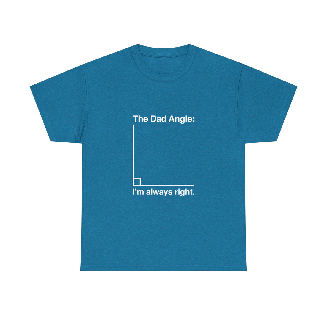 Dad Angle T-Shirt, Funny Math Joke Tee, Geek T-Shirt, Nerd Shirt, Dad Humor Gift, Pun Shirt, Father's Day Present, Casual Wear, Science Tee