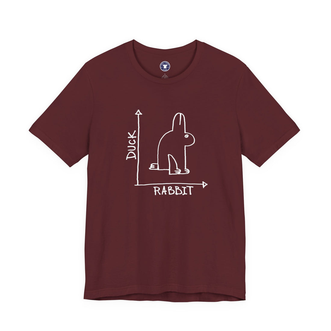 Rabbit-Duck Paradox - Premium Unisex Crewneck T-Shirt