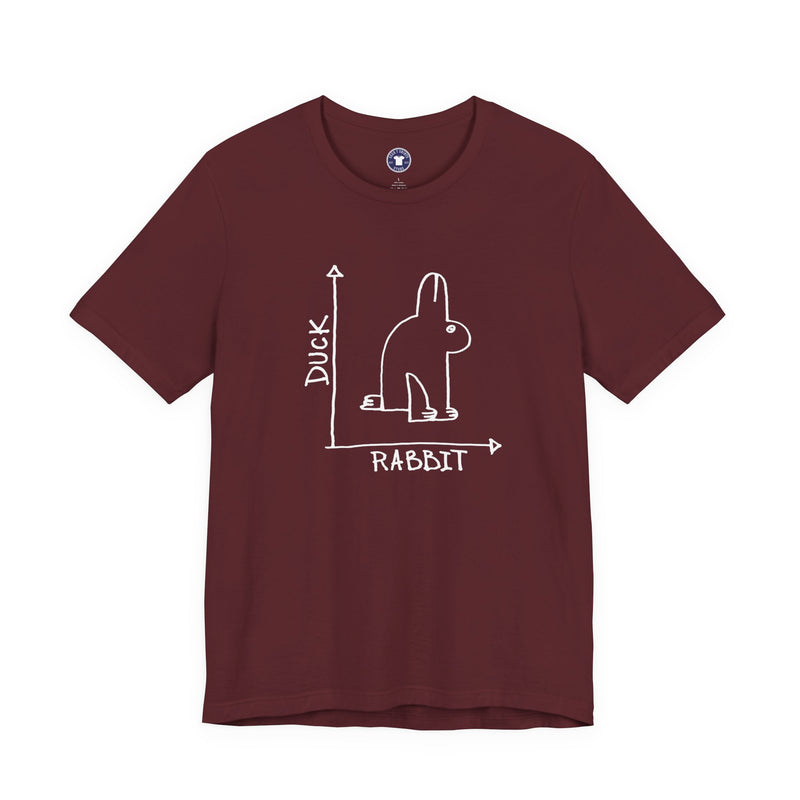 Rabbit-Duck Paradox - Premium Unisex Crewneck T-Shirt