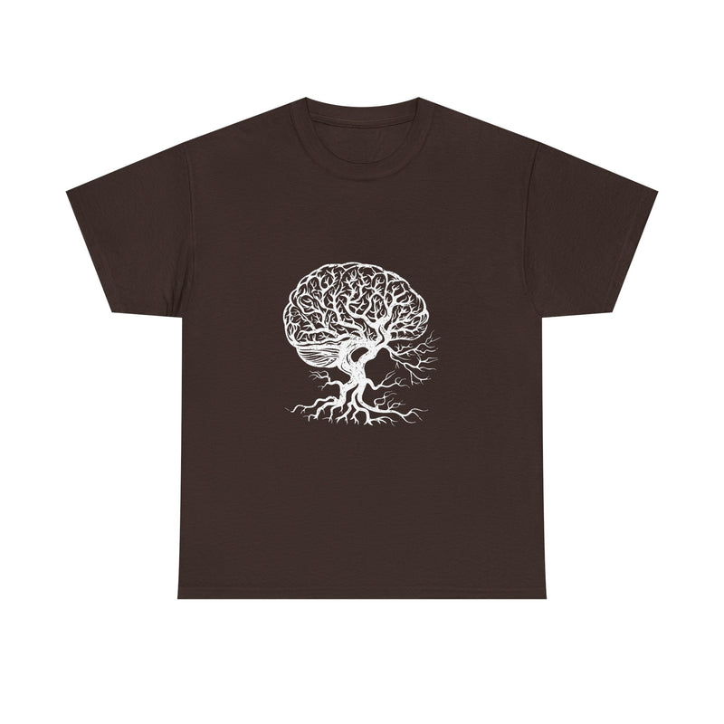 Brain Tree T-Shirt, Mind Tree Art Tee, Geek T-Shirt, Nerd Shirt, Science Nature Shirt, Intelligent Tree Design, Unique Tree Gift Tee