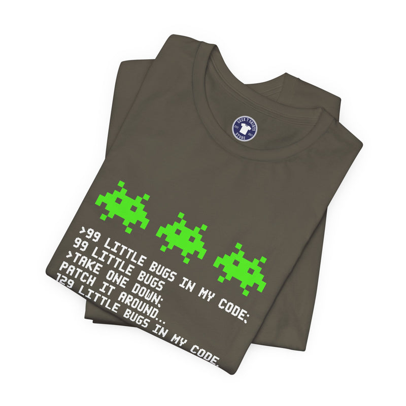 99 Little Bugs In My Code - Nerd Shirt - IT Shirt - Premium Unisex Crewneck T-Shirt