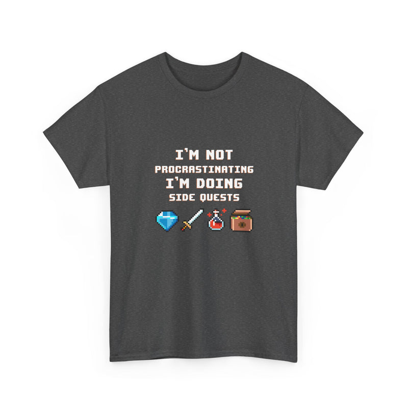 I'm Not Procrastinating I'm Doing Side Quests - Regular Unisex Crewneck T-Shirt