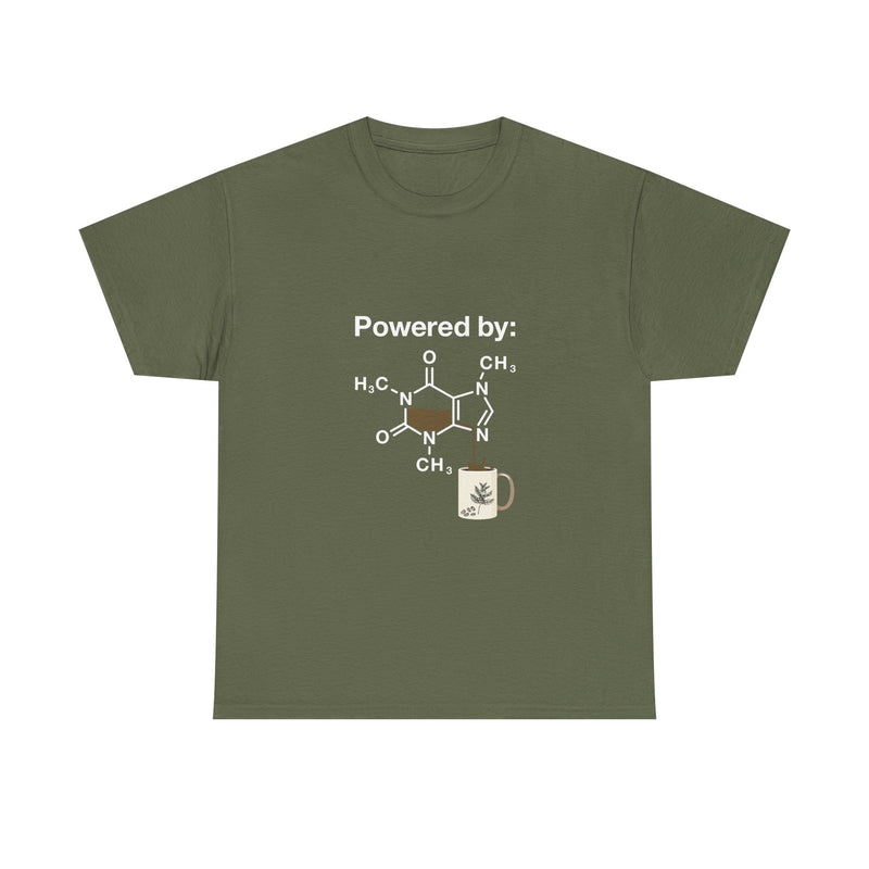 Caffeine Molecule T-Shirt, Coffee Science Tee, Geek T-Shirt, Nerd Shirt, Chemistry Humor Gift, Coffee Lover Present, Science Art Apparel