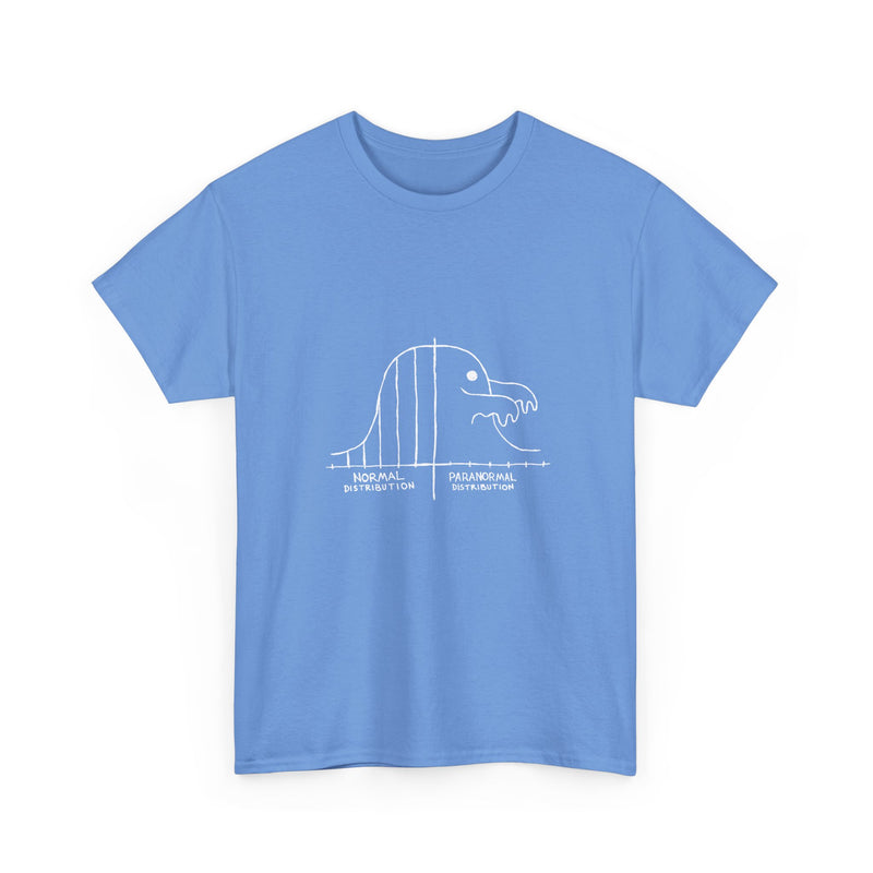 Paranormal Distribution T-Shirt, Funny Statistical Humor Tee, Geek T-Shirt, Nerd Shirt, Math Joke Top, Science Gift Shirt, Funny Geek Tee