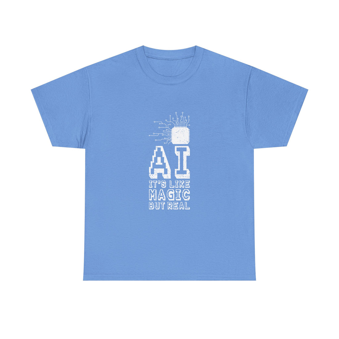 AI Magic T-Shirt, Circuit Tech Tee, Geek T-Shirt, Nerd Shirt, Futuristic Design, Innovation Gift, Science Apparel, Tech Humor Shirt