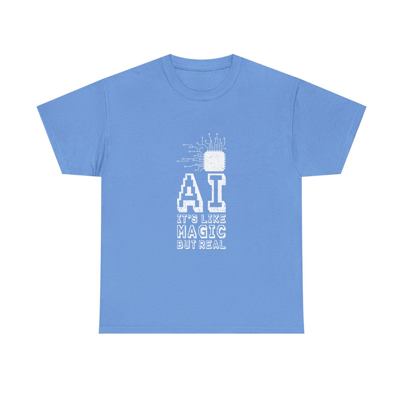 AI Magic T-Shirt, Circuit Tech Tee, Geek T-Shirt, Nerd Shirt, Futuristic Design, Innovation Gift, Science Apparel, Tech Humor Shirt