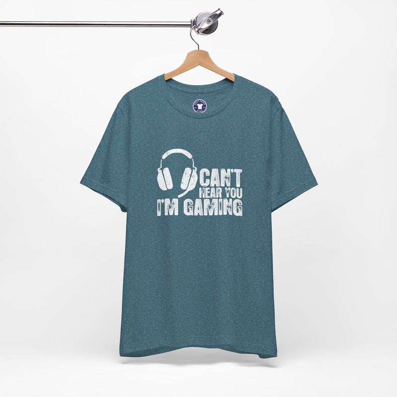 Can't Hear You I'm Gaming - Premium Unisex Crewneck T-Shirt
