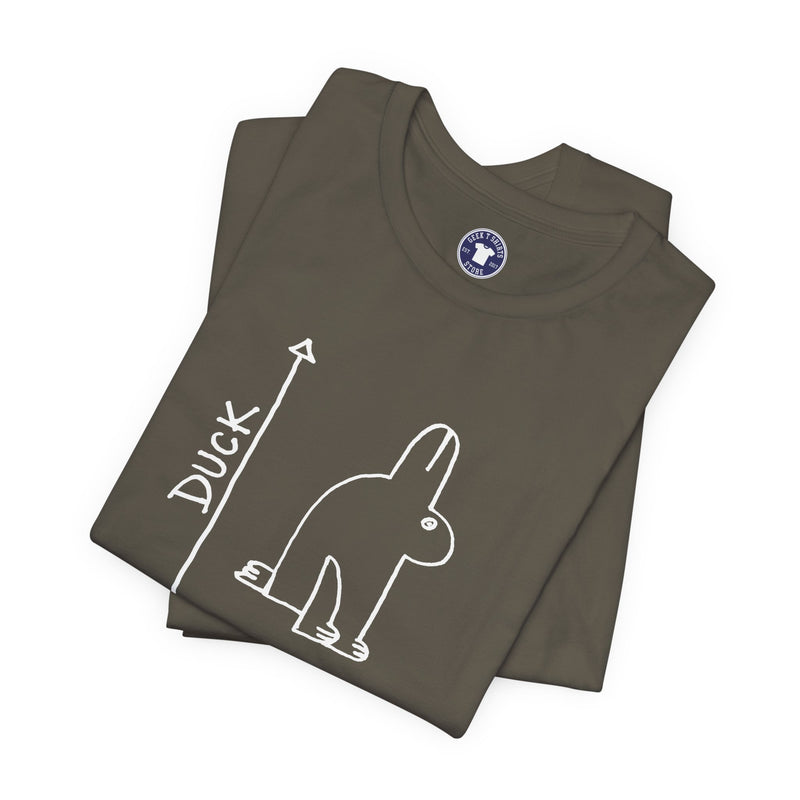 Rabbit-Duck Paradox - Premium Unisex Crewneck T-Shirt