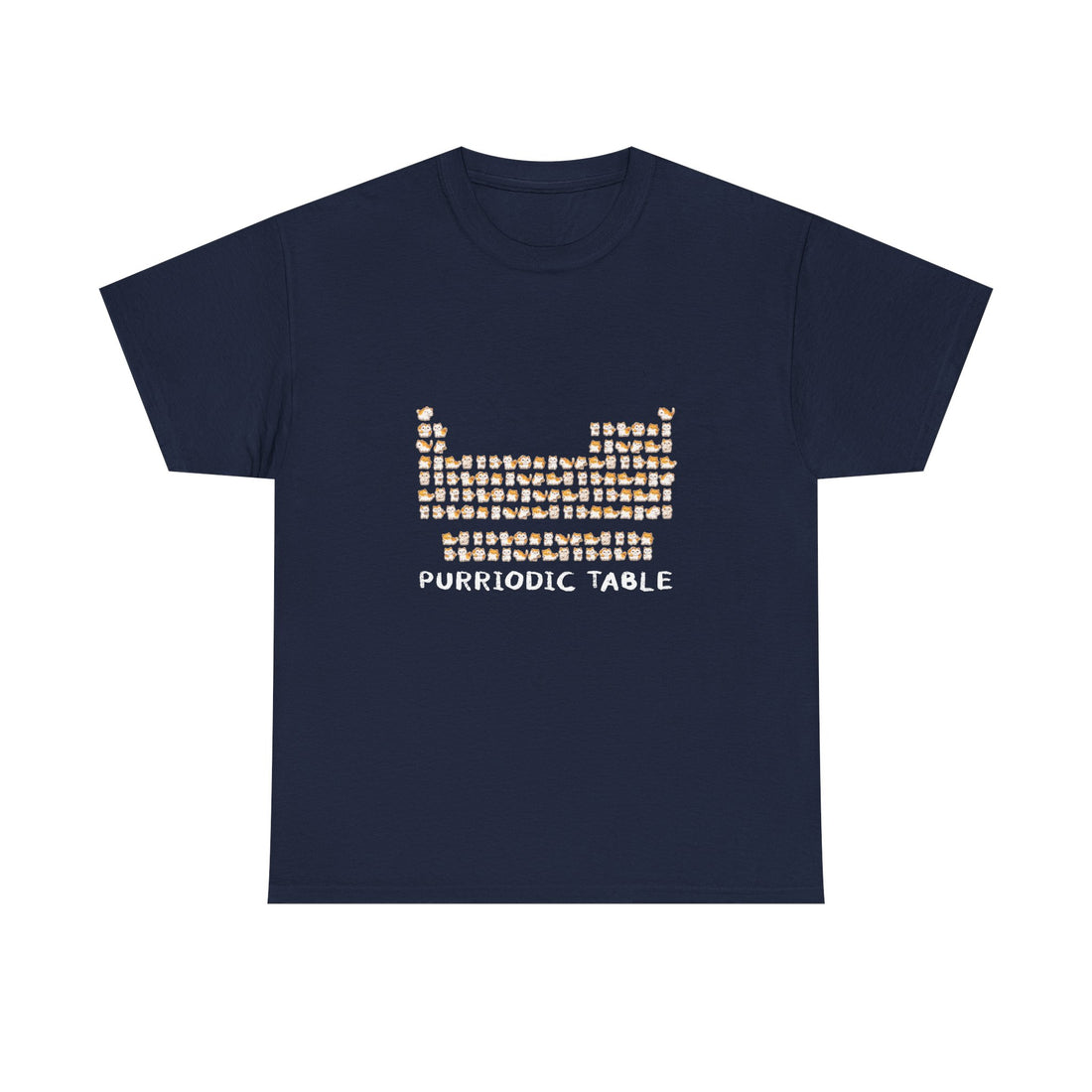 Purriodic Table T-Shirt, Cute Cat Chemistry Tee, Science Lover Gift, Geek T-Shirt, Nerd Shirt, Fun Animal Pun Shirt, Cat Lover Present