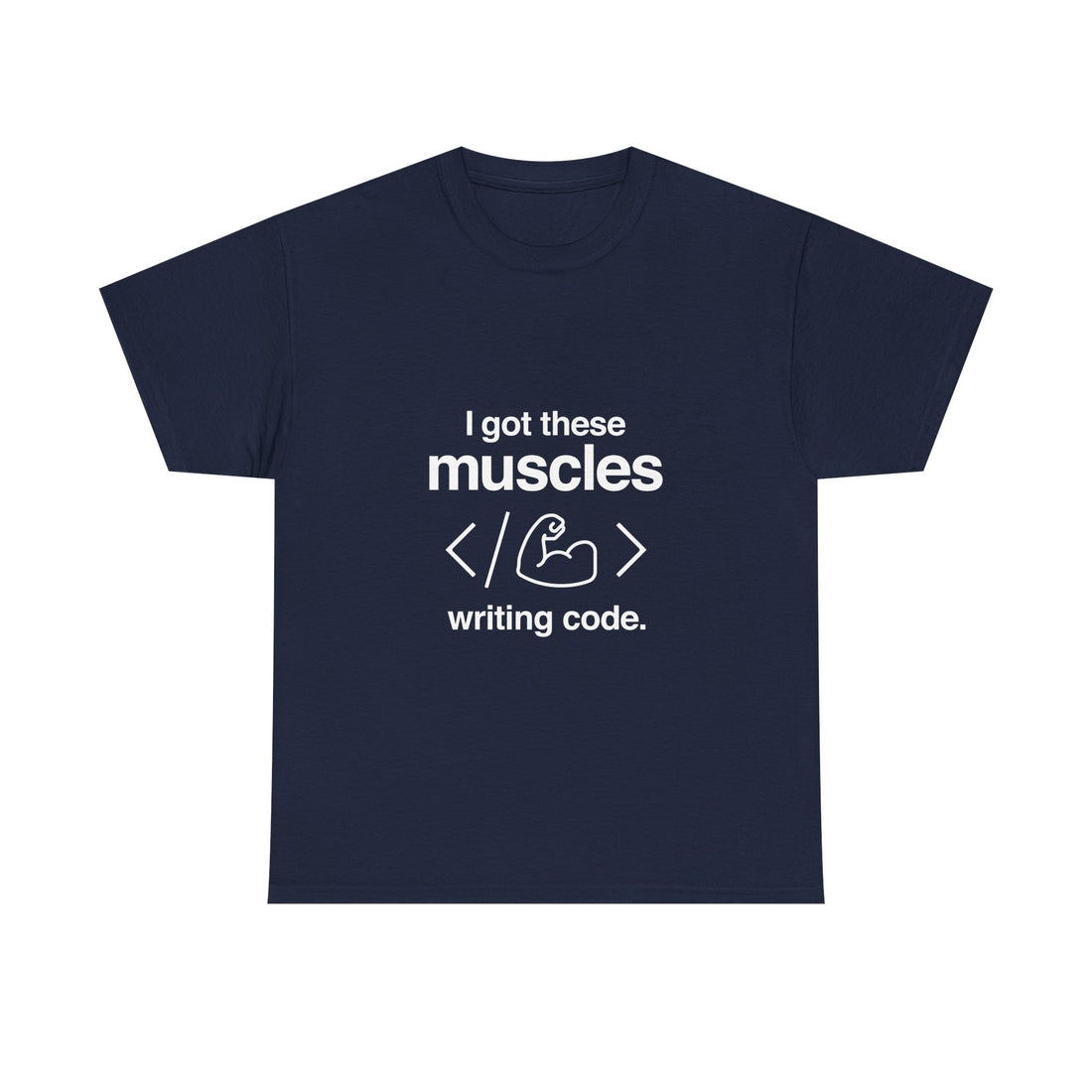 Coding Muscle T-shirt, Programmer Humor Tee, Geek T-Shirt, Nerd Shirt, Tech Gift, Developer Shirt, Funny Coding Apparel, Programmer Present