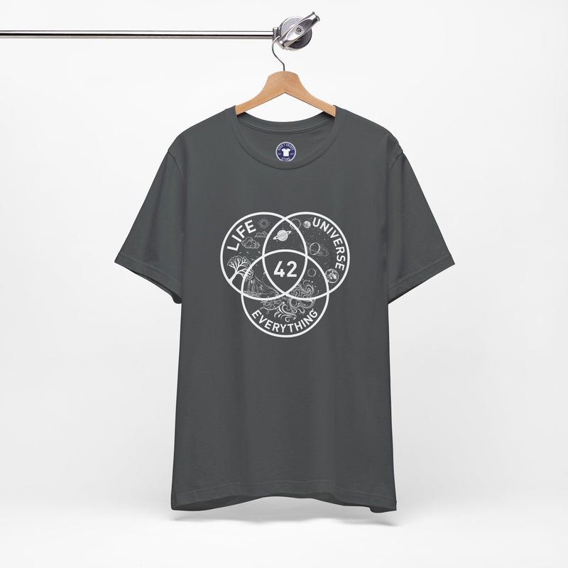 42 Answer To Life The Universe And Everything - White Version - Premium Unisex Crewneck T-Shirt
