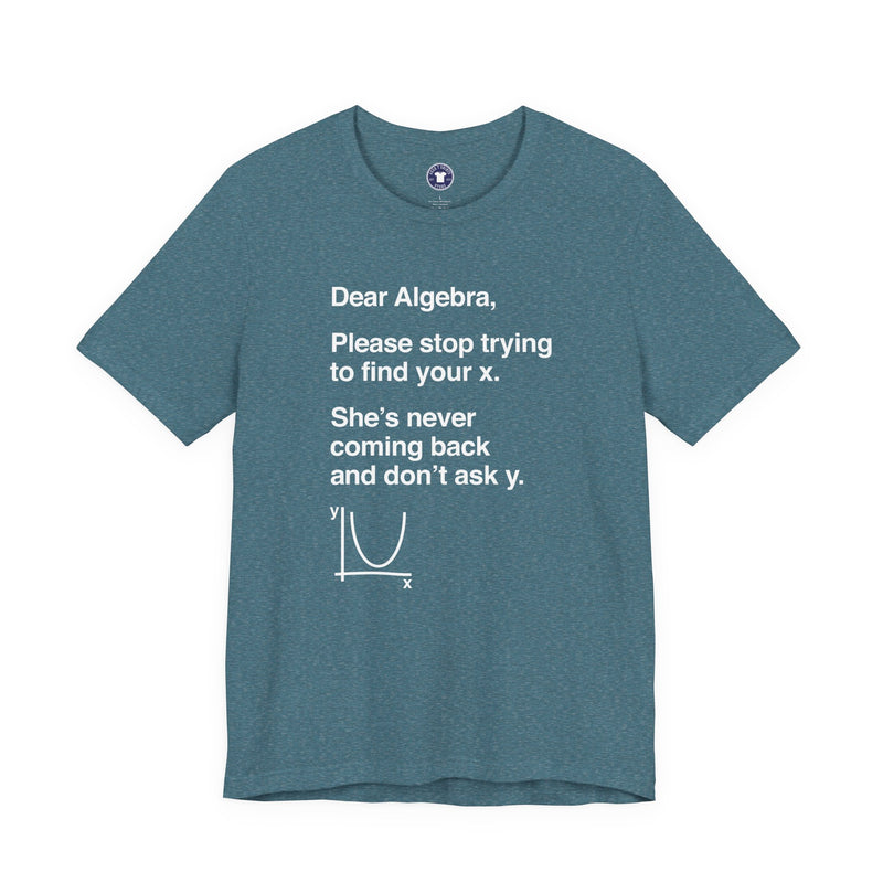 Dear Algebra - Math Teacher - Premium Unisex Crewneck T-Shirt