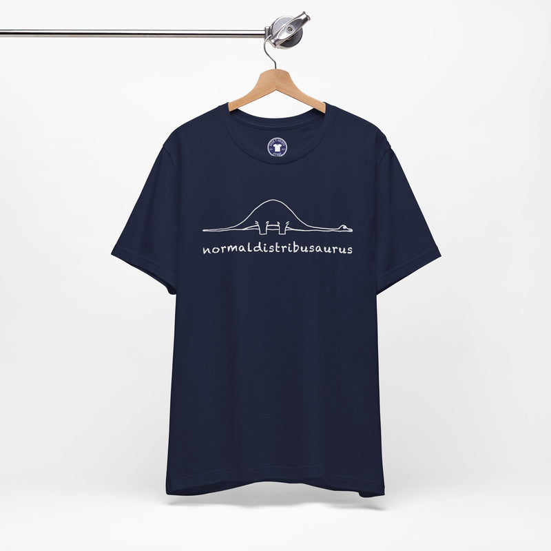 Math Statistics - Normaldistribusaurus - Premium Unisex Crewneck T-Shirt