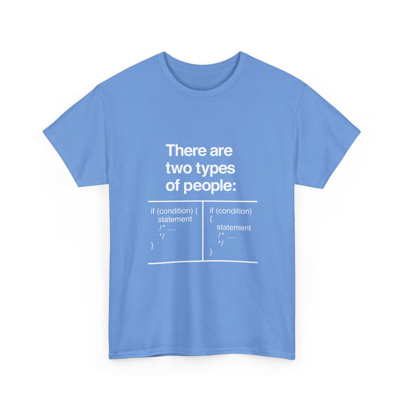 There Are Two Types of People T-Shirt, Funny Coding Tee, Programmer Gift, Geek T-Shirt, Nerd Shirt, Software Developer Humor Tee, Coder Gift