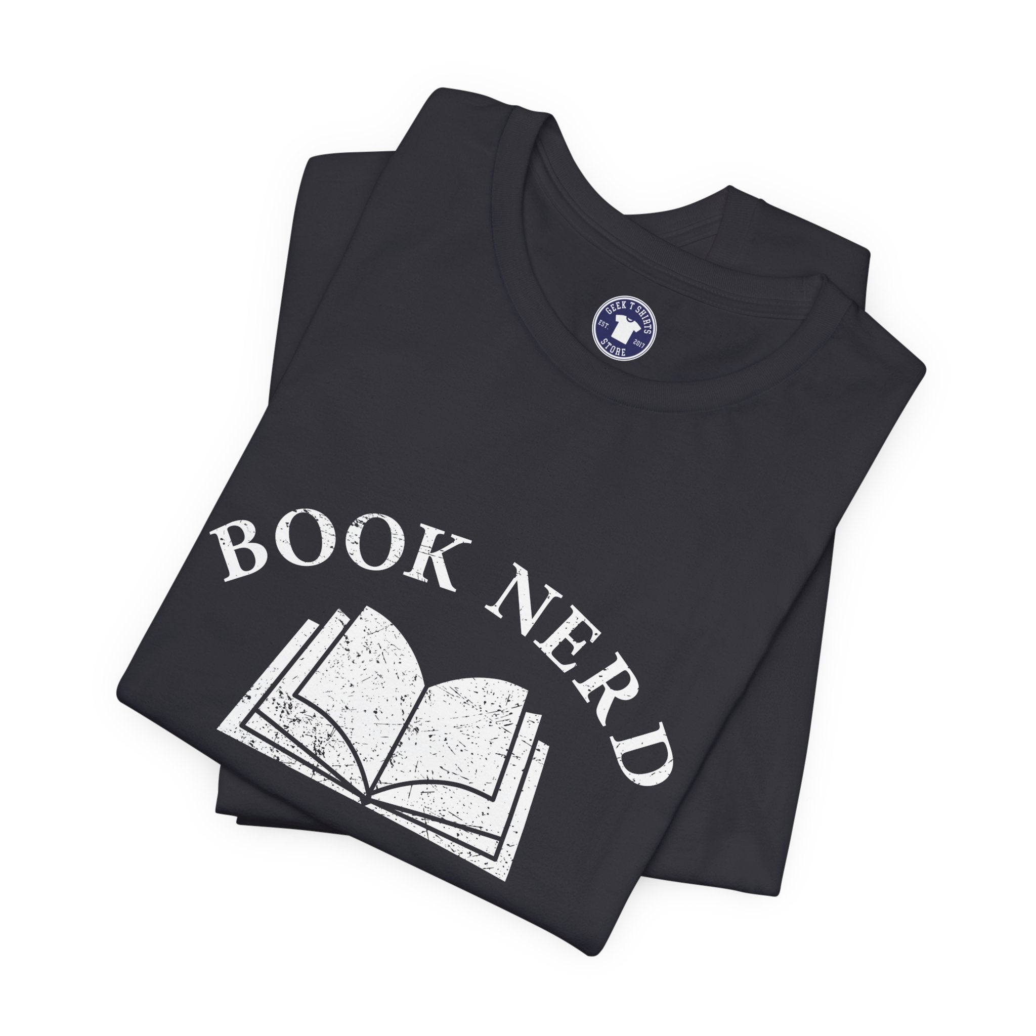 Book Nerd - Premium Unisex Crewneck T-Shirt